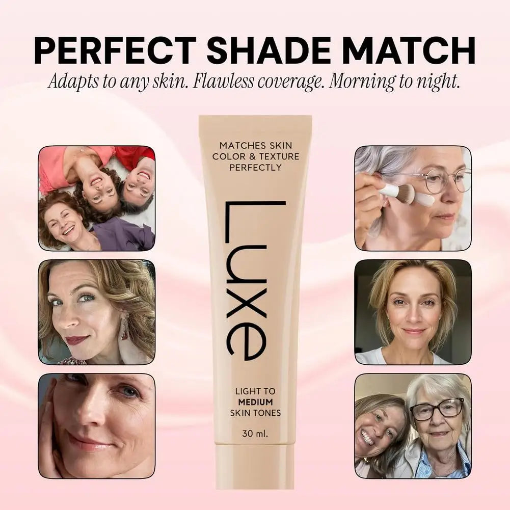 Luxe Piel™ | Base que se Adapta a Tu Tono Exacto en 3 Segundos