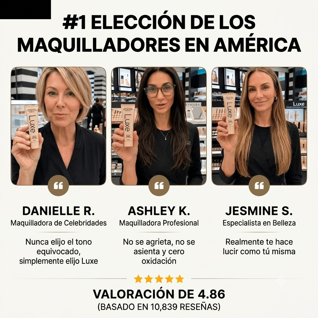 LUXEPIEL™ — Base de maquillaje que se adapta a tu tono