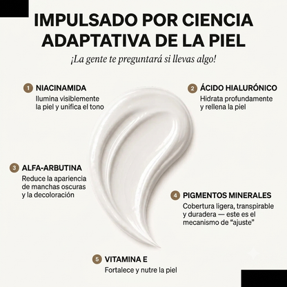 LUXEPIEL™ — Base de maquillaje que se adapta a tu tono