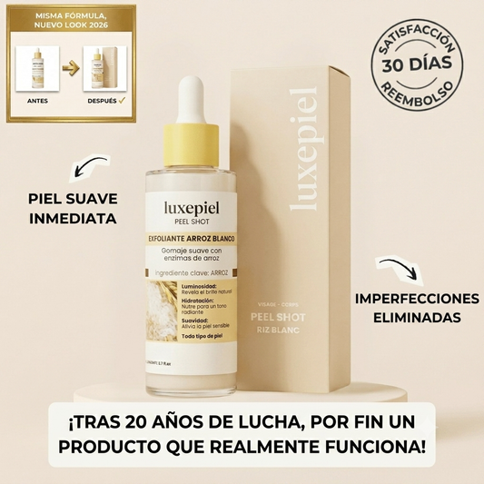 Luxe Piel™ - Black Rice Peel Shot | Transforma y Sublima Tu Piel
