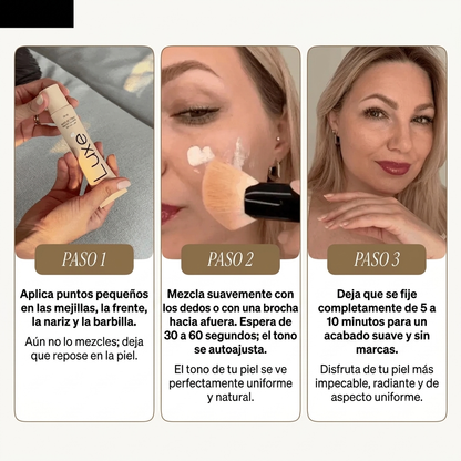 LUXEPIEL™ — Base de maquillaje que se adapta a tu tono