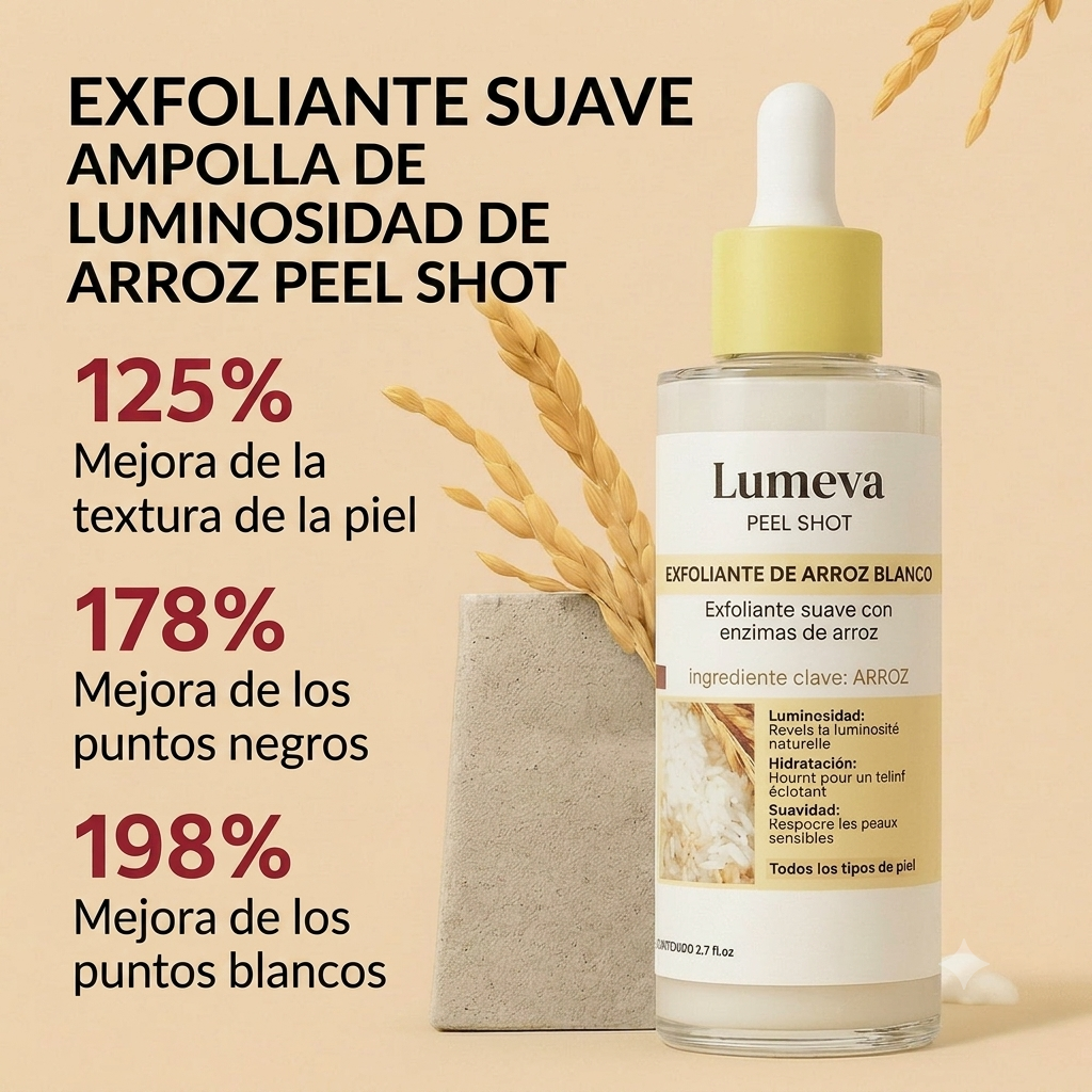 Luxe Piel™ - Black Rice Peel Shot | Transforma y Sublima Tu Piel